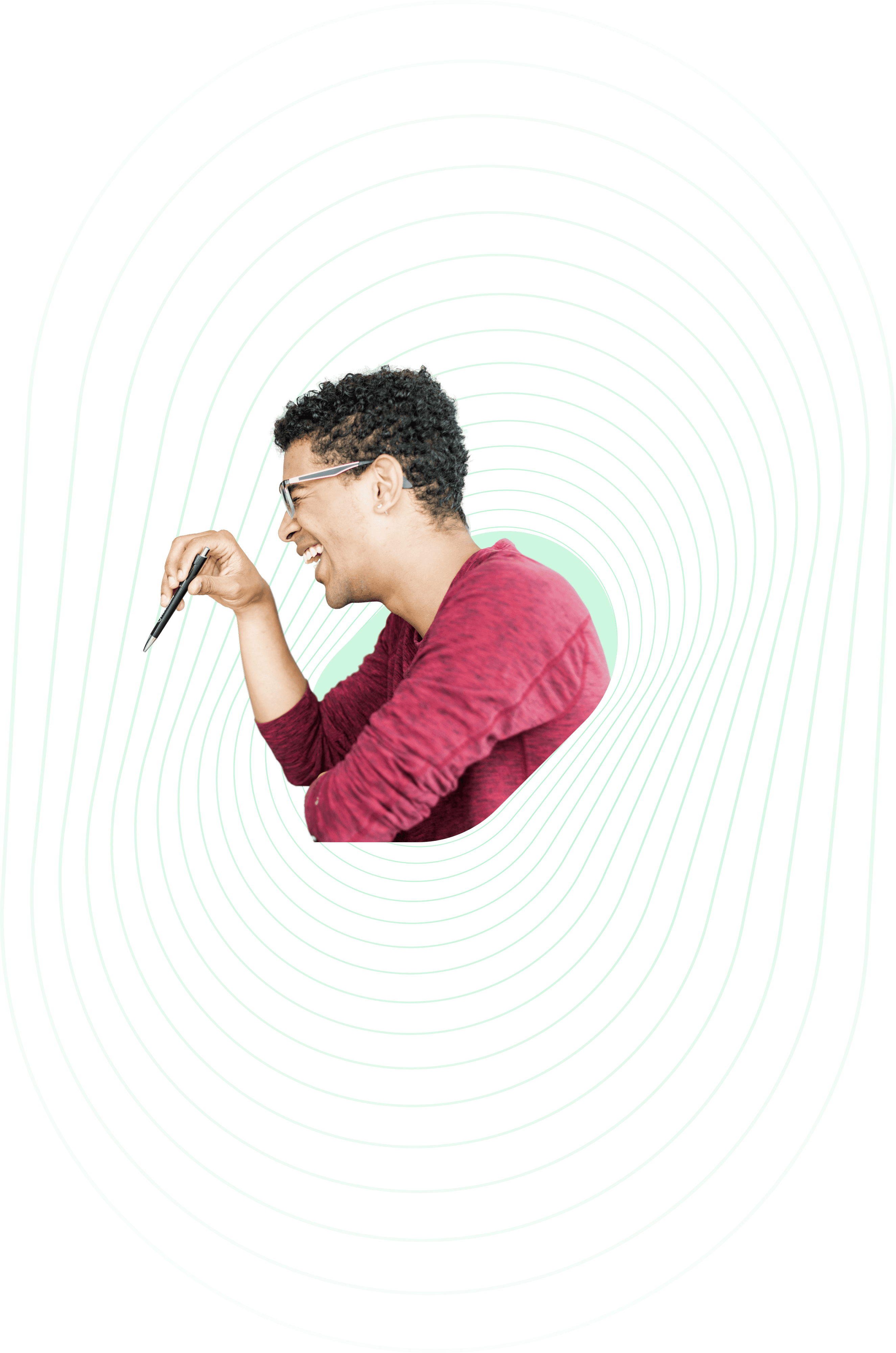 A person holding a phone